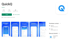 QuickQ怎么加速下载页？